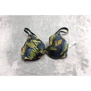 Victoria's Secret 32DD Palm Royale Swim Essentials Twist Push Up Bikini Top NWT